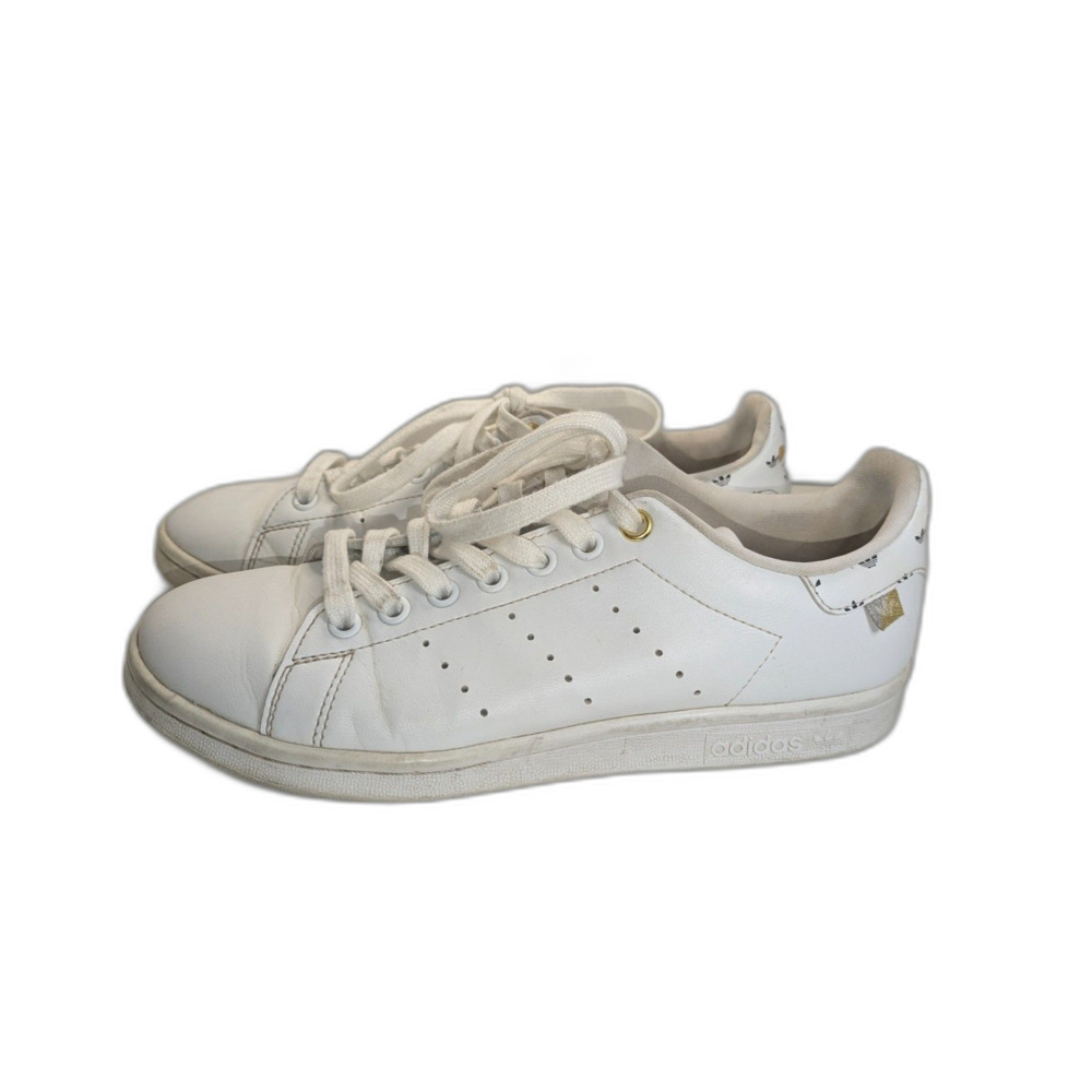 adidas Stan Smith Primegreen White Gold Women's Sneakers Size 7.5